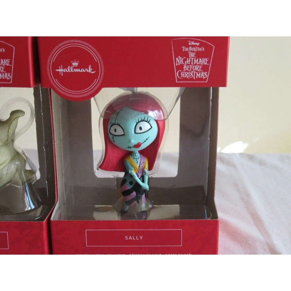 Hallmark ZERO SALLY OOGIE BOOGIE Nightmare Before Christmas 3 Ornaments Disney